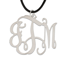 Filigree Monogram Pendants